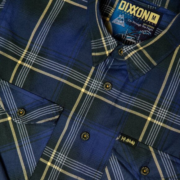 DIXXON Flannel x DEF LEPPARD - ON THROUGH THE NIGHT - Collab Flannel - Men's M - Picture 3 of 12